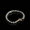 Pulseira Masculina de Bolinha(Grafite) KEY DESIGN
